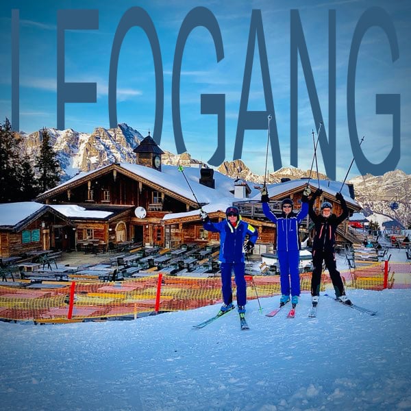 Skiing in Leogang